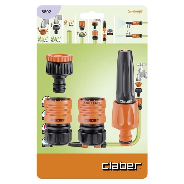 Claber 8802 Jet Sulama Başlığı Seti - Resim 2