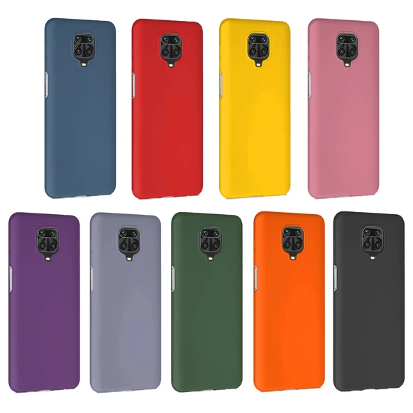 Xiaomi Redmi Note 9s-9 Pro-9 Pro Max Kılıf Liquid İçi Kadife Lansman Velvet Silikon ürün görseli 1
