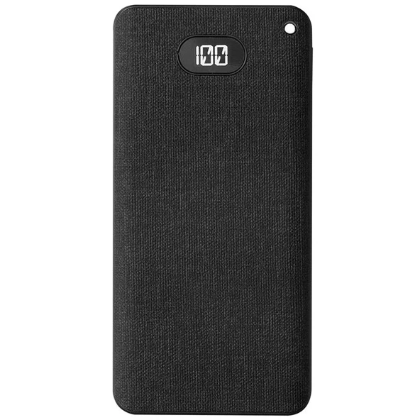 S-LINK IP-G10RW 10000mAh Kablosuz USB+Type-C+Micro Siyah LCD Ekranlı Taşınabilir Pil Şarj Cihazı ürün görseli 1