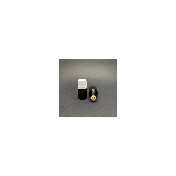3 ml Amber Içten Damlalıklı Cam Şişe , 3 cc Kolonya Tıpalı Cam Şişe x 10 Adet ürün görseli 1