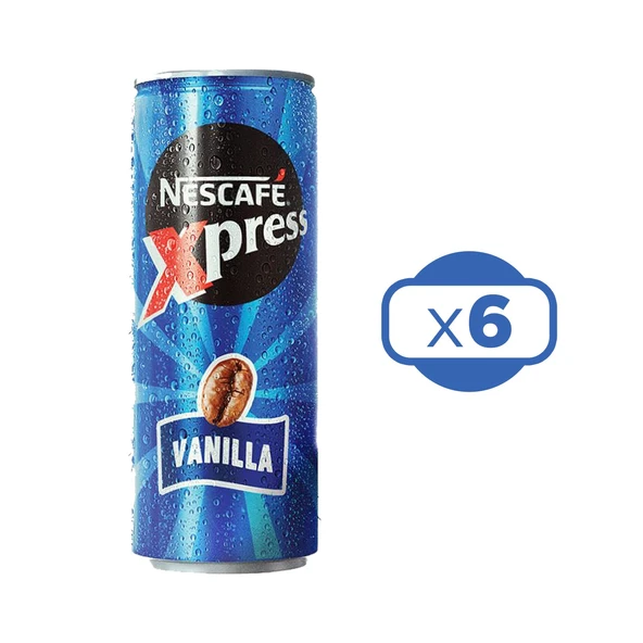 Nescafe Xpress Vanilya Soğuk Kahve 250 ml X 6 Adet ürün görseli 1