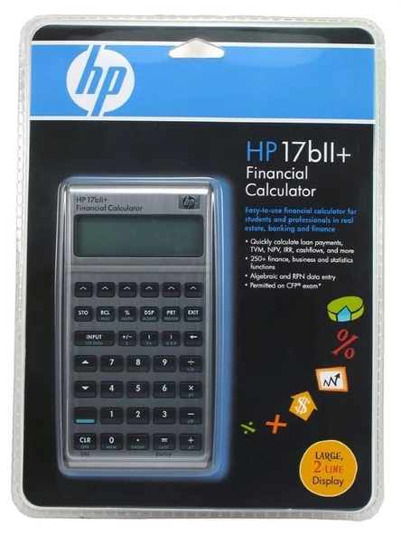 HP 17bII+ Finansal Hesap Makinesi ürün görseli 1