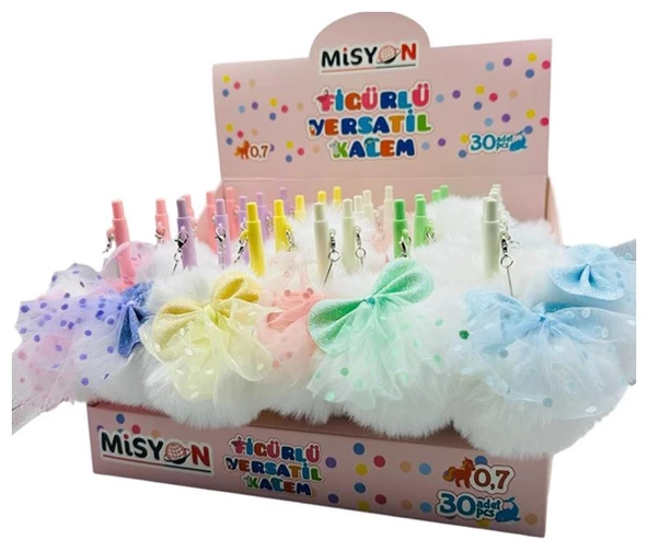 Misyon Papyon Ponpon Figürlü Versatil Kalem 0,7 Msy-0377 - 1 adet ürün görseli 1