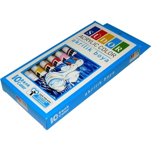 Südor Akrilik Boya 10X9 Ml Tüp 10 Lu ürün görseli 1