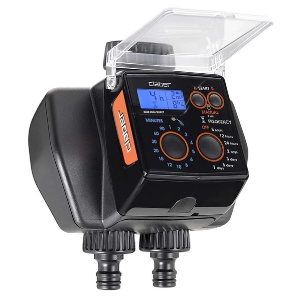 Claber 8488 Dual Select Çift Çıkışlı Zamanlayıcı ürün görseli 1