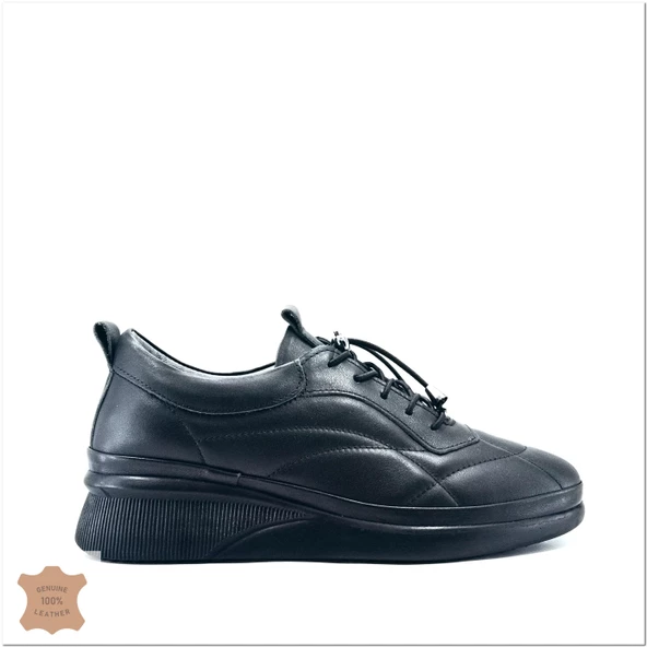 Janestt Kadın Hakiki Soft Deri Ortapedik Taban Sneaker 145-14-123 ürün görseli 1