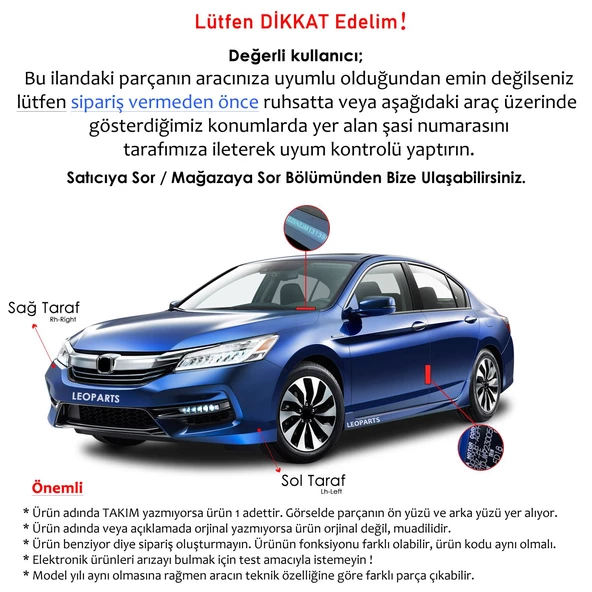 Leoparts Smart Forfour Stop Lambası Sağ 2014-2017 A4539063200 - Resim 3