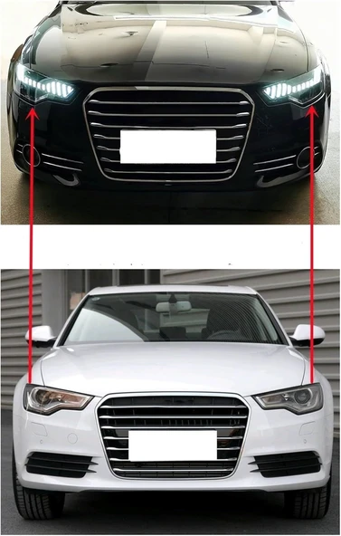 AUTOGP Audi a6 c7 ön far lambası rs6 model full led 2011 / 2016 - Resim 3