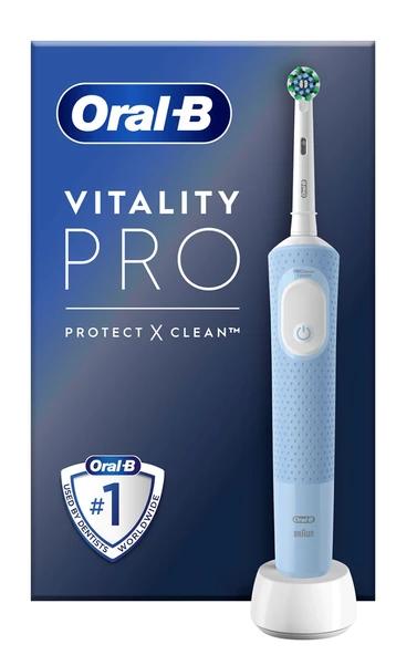 Oral-B D103 Vitality Pro Cross Action Mavi Şarjlı Diş Fırçası ürün görseli 1