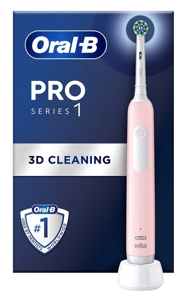 Oral-B Pro Series 1 Pembe Şarjlı Diş Fırçası ürün görseli 1