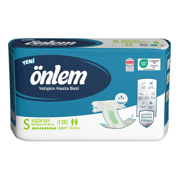 Önlem Belbantlı Hasta Bezi S-Small Beden 120 Adet ürün görseli 1