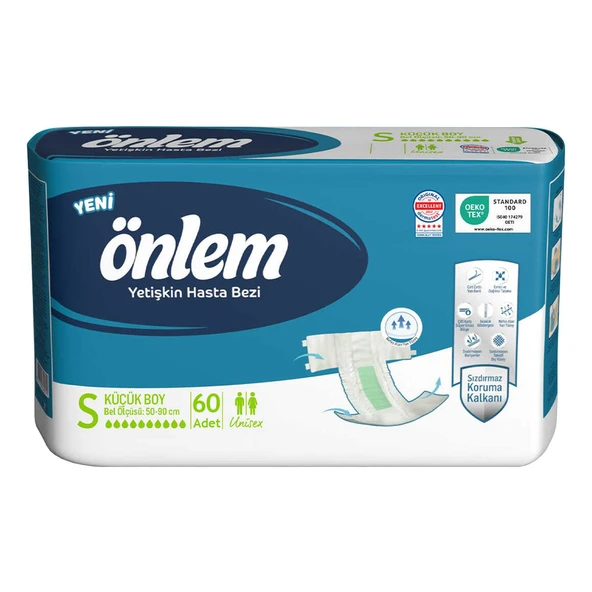 Önlem Belbantlı Hasta Bezi S-Small Beden 60 Adet ürün görseli 1