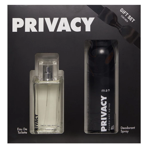 Privacy Man Erkek Parfüm Edt 100 Ml + Deodorant 150 Ml Set ürün görseli 1
