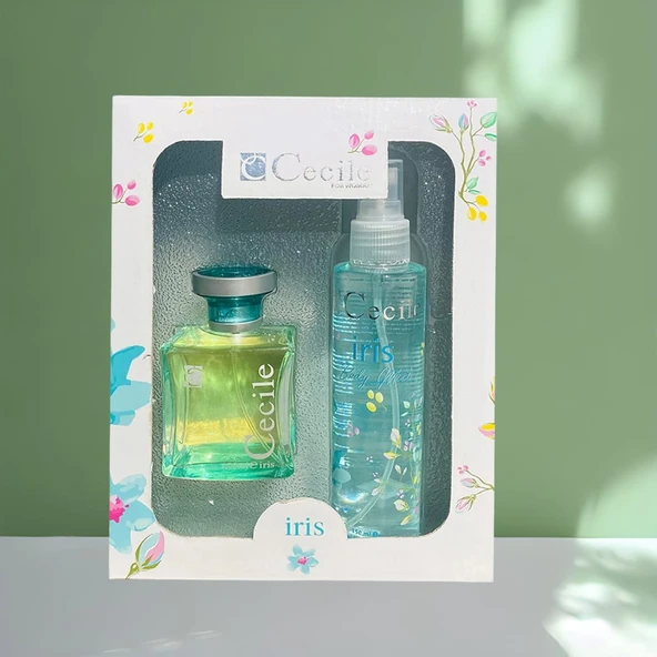 Cecile Iris EDT 100 ml + Deodorant Sprey 150 ml Kadın Parfüm Seti - Resim 4