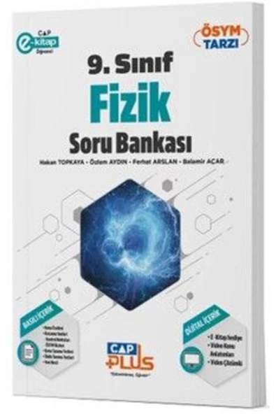 Çap 9. Sınıf Anadolu Lisesi Fizik Plus Soru Bankası ürün görseli 1