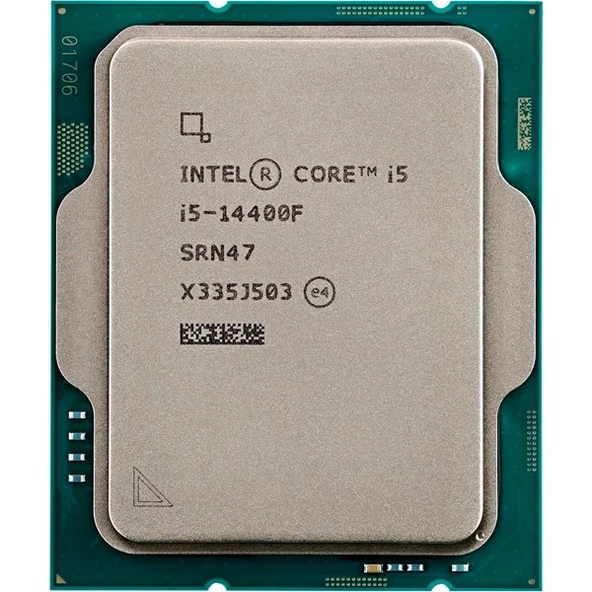 INTEL CORE i5 14400F 29.5MB 10çekirdekli VGA YOK 1700p 65w Kutusuz+Fansız ürün görseli 1