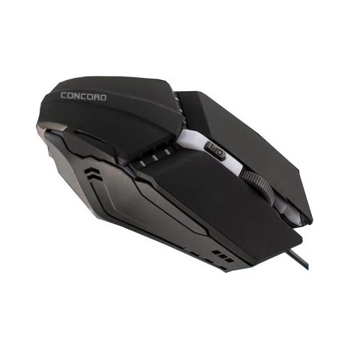 Concord C-21 Kablolu 2400 Dpı Rgb Işıklı Oyuncu Mouse ürün görseli 1