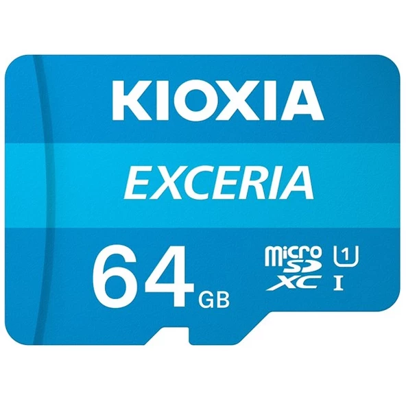 KIOXIA MicroSD 64GB EXCERIA LMEX1L064GG2 Class10 Hafıza Kartı ürün görseli 1