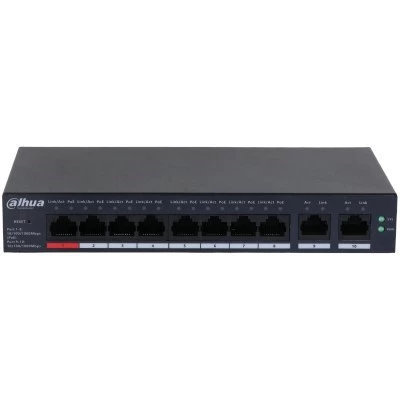 DAHUA 8port CS4010-8GT-110 Gigabit Cloud PoE Yönetilebilir Switch ürün görseli 1