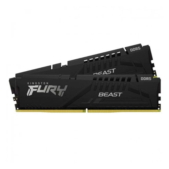 KINGSTON 64GB (2X 32GB) DDR5 5600MHZ CL36 DUAL KIT PC RAM BEAST EXPO KF556C36BBEK2-64TR ürün görseli 1