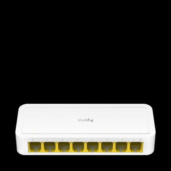 CUDY 8port FS108D 10/100 Yönetilemez Switch ürün görseli 1