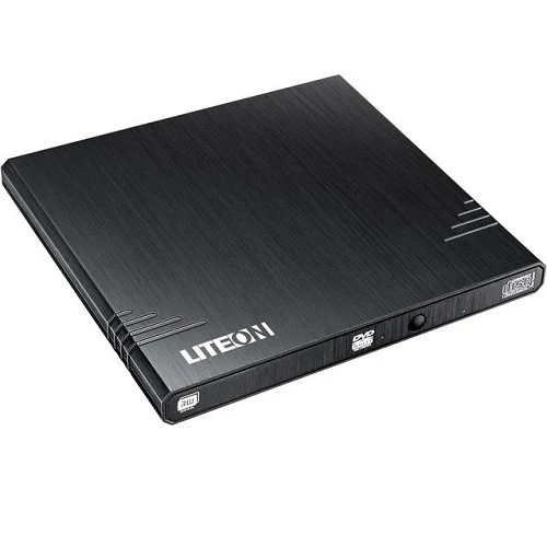 LITE-ON DRW-EBAU108-11 8X USB 2.0 Slim Harici DVD Yazıcı Siyah ürün görseli 1