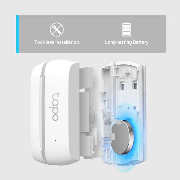 TP-LINK Tapo T110 Akıllı Kapı Sensörü - Resim 6