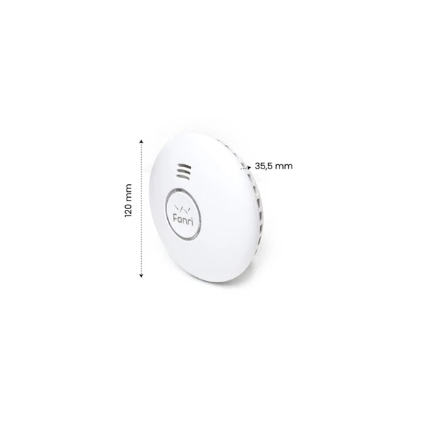Fonri Wf3-Al1-0304-01 Wıfı Kablosuz Gs558d-H04 Akıllı Duman Sensörü ürün görseli 1