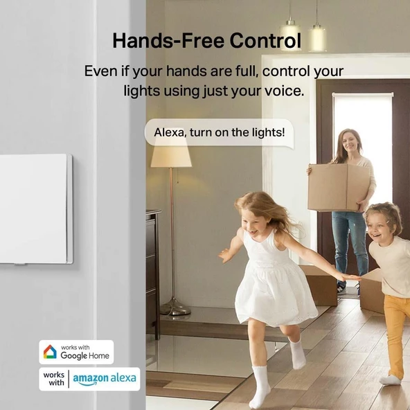 Tp-Link Tapo S210 Smart Light Switch 1-Gang 1-Way - Resim 3