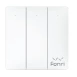 Fonri Wf3-El3-0203-03 Wıfı Kablosuz Akıllı Dokunmatik Üçlü Duvar Anahtarı ürün görseli 1
