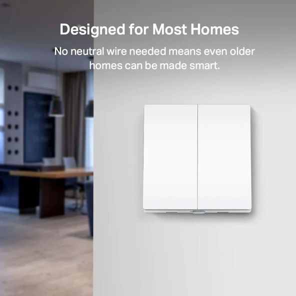 Tp-Lınk Tapo S220 Smart Lıght Swıtch - Resim 4