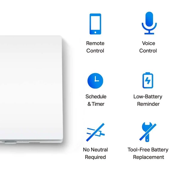 Tp-Link Tapo S210 Smart Light Switch 1-Gang 1-Way ürün görseli 1