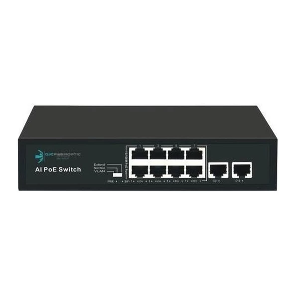 ODS 8port 120w FULL PoE 08ODS-8P2U1S 10/100 1X SFP Yönetilemez Switch ürün görseli 1