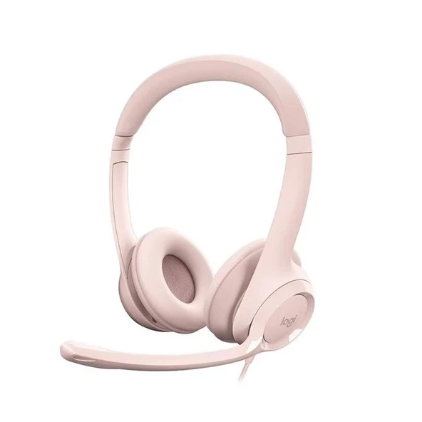 Logıtech H390 Usb Kulaklık Pudra Pembe 981-001281 ürün görseli 1