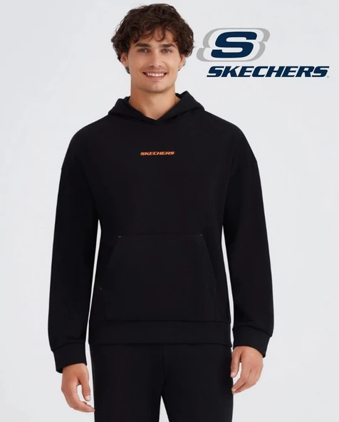 Skechers M Essential Hoodie Sweatshirt S232438 Kapüşonlu Erkek Sweatshirt ürün görseli 1