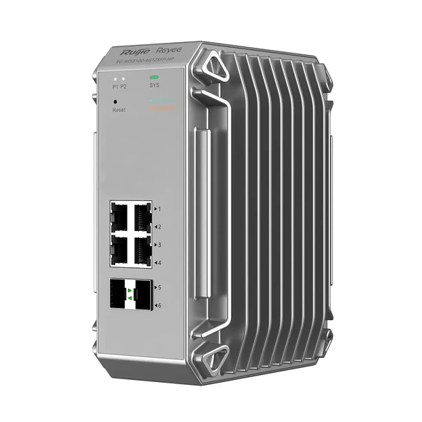 RUIJIE Ruijie Reyee RG-NIS3100-4GT2SFP-HP 4port Gigabit PoE + 2GE SFP Endüstriyel Switc ürün görseli 1