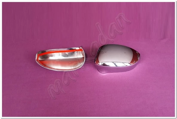 WOC Chrome Fiat Grande Punto Krom Ayna Kapağı 2006-2017 2 Parça ABS Krom ürün görseli 1