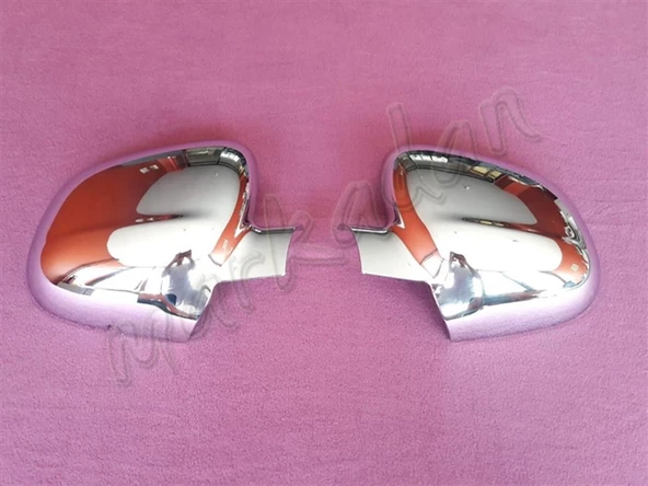 WOC Chrome Renault Kangoo Krom Ayna Kapağı 2013-2020 2 Parça Abs Krom ürün görseli 1