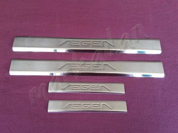 WOC Chrome Fiat Egea Krom Kapı Eşiği 2015 Sonrası 4 Parça Paslanmaz Çelik ürün görseli 1