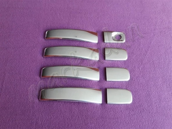 WOC Chrome Opel Vivaro Krom Kapı Kolu 2001-2014 4 Kapı Paslanmaz Çelik ürün görseli 1