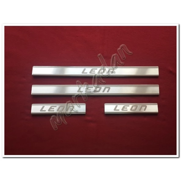 DB Chrome Seat Leon Krom Kapı Eşiği 2012-2019 4 Parça P.Çelik ürün görseli 1
