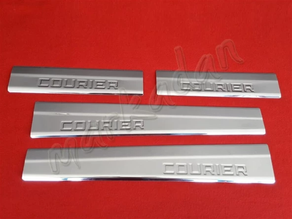 Markadan Ford Tourneo Courier Krom Kapı Eşiği 2014-2023 4 Parça Paslanmaz Çelik ürün görseli 1