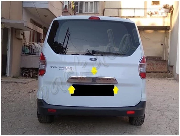 DB Chrome Ford Tourneo Courier Krom Bagaj Çıtası 2014-2023 P.Çelik ürün görseli 1