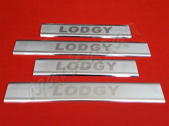 Markadan Dacia Lodgy Krom Kapı Eşiği 2012-2022 4 Parça Paslanmaz Çelik ürün görseli 1