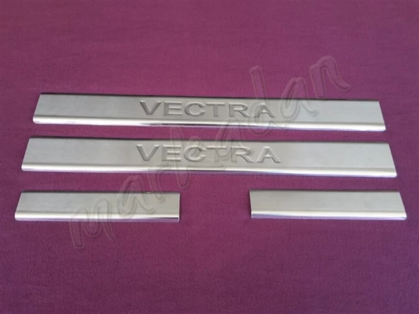 WOC Chrome Opel Vectra C Krom Kapı Eşiği 2002-2009 4 Parça Paslanmaz Çelik ürün görseli 1