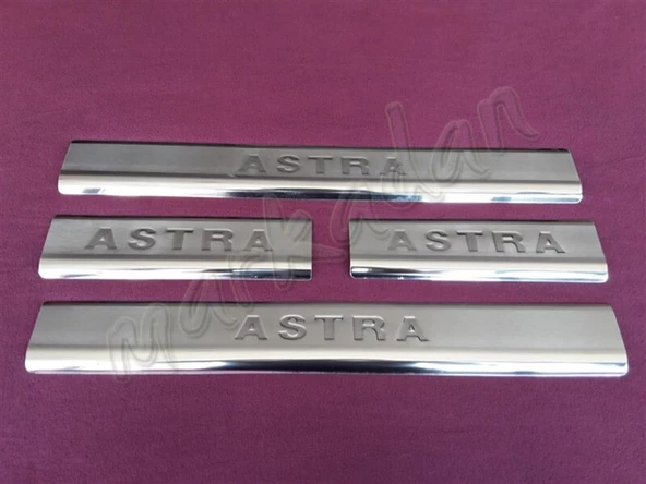 WOC Chrome Opel Astra H Krom Kapı Eşiği 2004-2013 4 Parça Paslanmaz Çelik ürün görseli 1