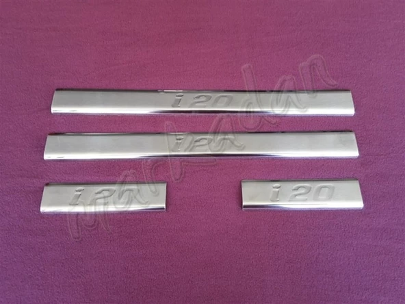 WOC Chrome Hyundai i20 Krom Kapı Eşiği 2008-2014 4 Parça Paslanmaz Çelik ürün görseli 1
