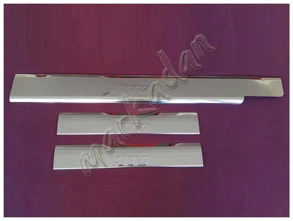 WOC Chrome Mercedes Vito W638 Krom Kapı Eşiği 1996-2003 3 Parça Paslanmaz Çelik ürün görseli 1