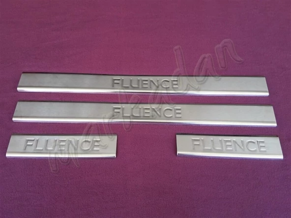 WOC Chrome Renault Fluence Krom Kapı Eşiği 2010-2016 4 Parça Paslanmaz Çelik ürün görseli 1