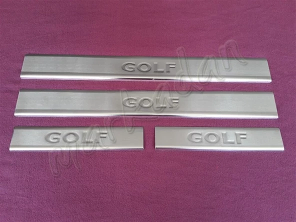 WOC Chrome VW Golf 4 Krom Kapı Eşiği 1998-2004 4 Parça Paslanmaz Çelik ürün görseli 1